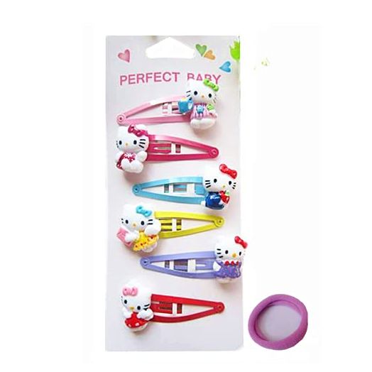 Kitty Cat Hair Accessories for Girls | Kitty Clips Headband Hairpins -- Kitty Cat Gifts