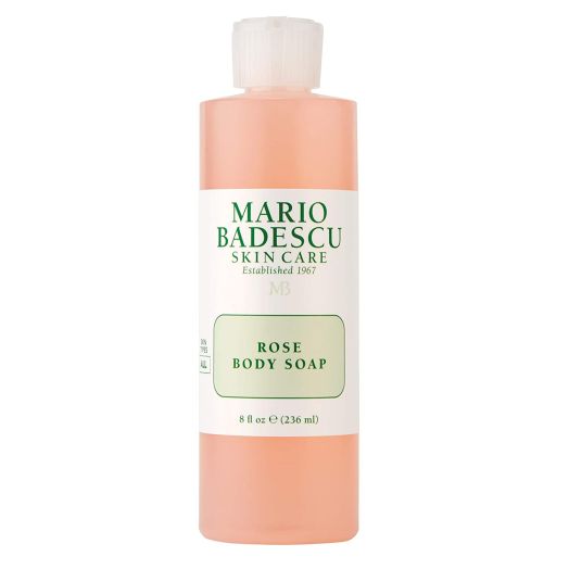 Mario Badescu Rose Body Soap Shower Gel, 8 oz Infused with Rosewater and Rose Oil