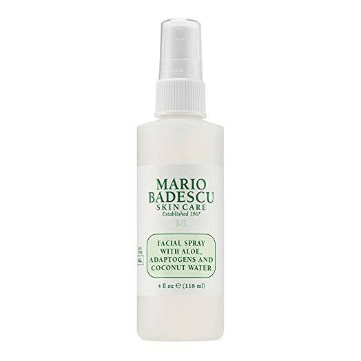 Mario Badescu Setting Facial Spray Mist with Aloe & Coconut Water, Refreshing and Hydrating Makeup Spray, Alcohol Free, Fragrance Free, Dye & Sulfate Free