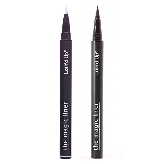 Lash'd Up 2-in-1 Lash Glue & Eyeliner Strong+ Full-Size (Clear & Black) Strong Hold Glue Liner for False Lashes, 0.032 Oz. (2 PCS)