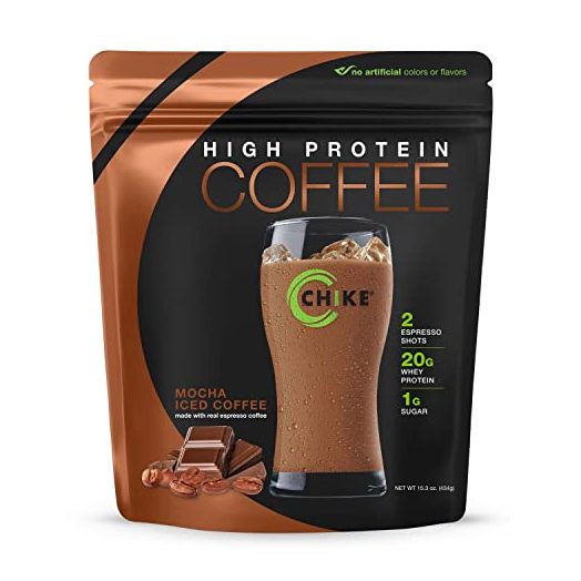 Chike Mocha High Protein Iced Coffee, 2 Shots Espresso, 14 Servings (15.3 Ounce)