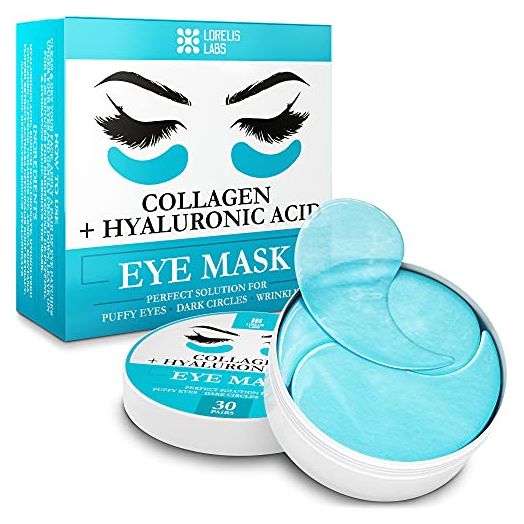 Under Eye Mask for Puffy Eyes, Dark Circles, Eye Bags, Puffiness, Wrinkles - Hydrating Under Eye Patches with Collagen, Hyaluronic Acid Skincare - Anti-Aging Eye Patch Treatment Masks - Under Eye Gel Pads