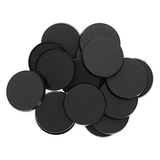 Evemodel MB750 40pcs Round Plastic Model Bases 50mm or 1.96inch for Gaming Miniatures or Wargames Table Games