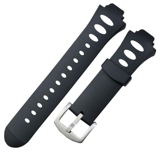 KHZBS Rubber Replacement Watch Band Strap for SUUNTO Observer SR X6HRM – Screwdriver Included Wrist band