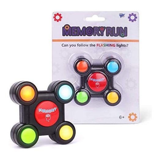 Point Games Memory Run - Electronic Memory Handheld Game with Lights - Competitive Maze Challenge Gameplay -Cognitive Developmental Brain Teaser Puzzle Toy - Kids Ages 6+