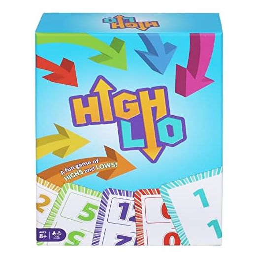 Point Games High-Lo Card Games for Families, Adults & Kids, Family Game Night Fun of Highs & Lows for All Ages, Durable Playing Cards, 2-8 Players