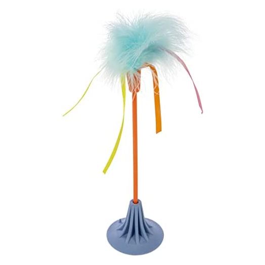 Petlinks Silly Suction 2-in-1 Wand Cat Toy, for Interactive & Solo Play - Multi Color, One Size