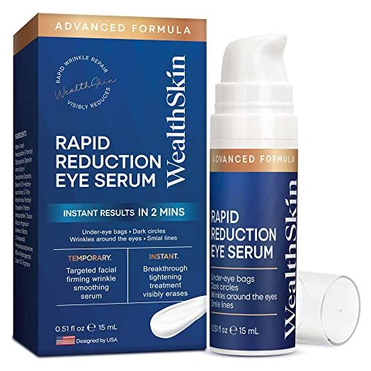 Anti-Aging Rapid Reduction Eye Cream, Instant Wrinkle-Smoothing Serum, Smooth Appearance of Loose Sagging Skin, Puffiness, Fine Lines & Wrinkles Within 2 Minute 15ML 0.5 FL.OZ (15ML)