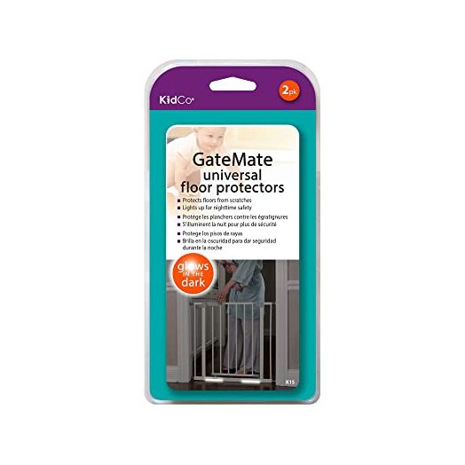 KidCo K15 GateMate Floor Protector 2/Pkg - Baby Gate Floor Covers (Clear)