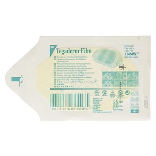 3m Tegaderm Transparent Film Dressing 2.375" x 2.75"/Picture Frame Style/Package of 20