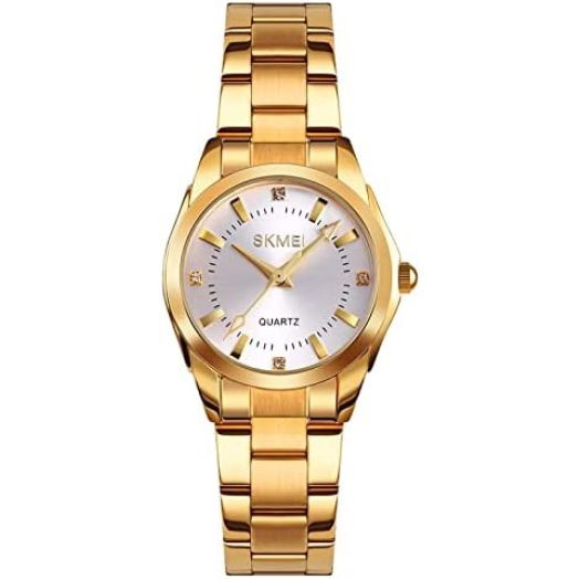 RUIWATCHWORLD Women Quartz Watch Ladies Stainless Steel Waterproof Wrist Watches Classic and Elegant Watch for Women Original Gift Watch