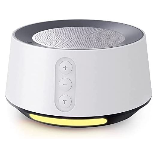 BGOVERSS White Noise Machine for Baby Kids Adults, Sleep Sound Machine with 14 Soothing Stereo Sounds & 20 Adjustable Volume, 5 Timer & Memory Function, Adjustable Night Light for Sleeping White