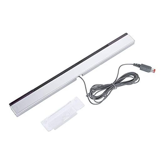Wii Sensor Bar Original Wii Sensor,IR Signal Ray Sensor Bar Wired Receiver with a Stand,for Nintendo WII/WIIU