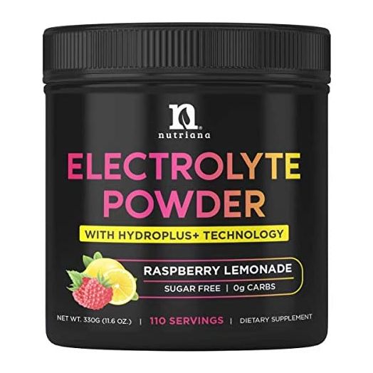 Delicious Keto Electrolyte Powder Hydration Supplement - Hydration Powder - Keto Electrolytes Supplement - No Sugar, 0 Carbs, Magnesium, Potassium, Calcium - Raspberry Lemonade