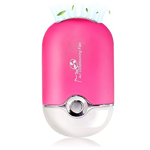 GreenLife® USB Rechargeable Portable Mini Fan Cooling Fan Bladeless Handheld Eyelash dryer Mini Handheld Fan Air Conditioning Blower for Eyelash Extension,eyelash extension kit,lash extension supplies,eyelash extension supplies