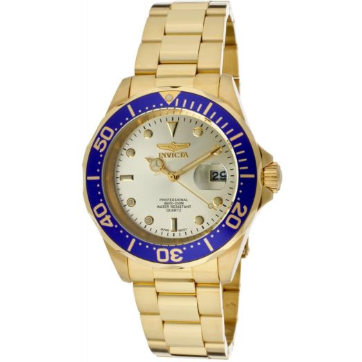 Invicta Pro Diver Stainless Steel Men's Quartz Watch - 40mm