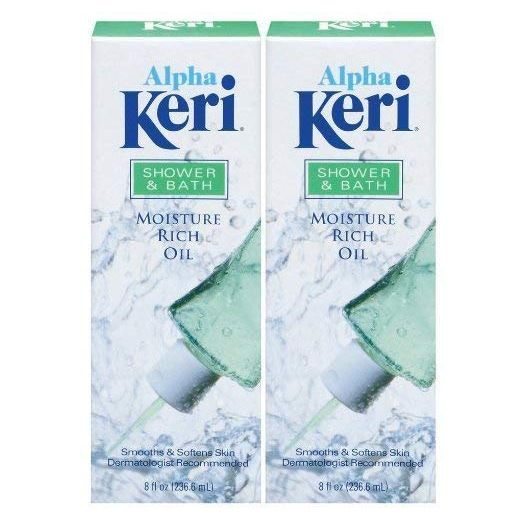 Keri Shower & Bath Oil - 8 oz - 2 pk