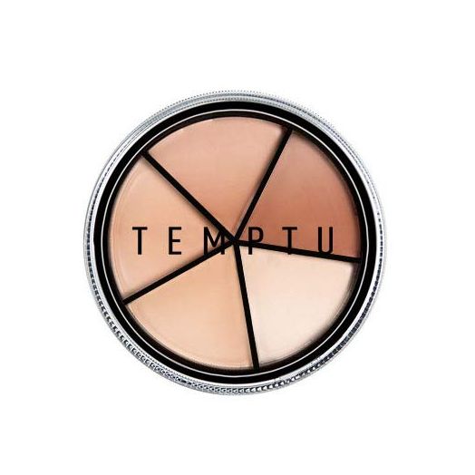 TEMPTU S/B Silicone-Based Concealer Wheel, 5 Natural Skin Tone Shades