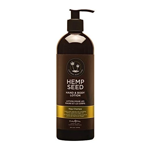 Hemp Seed Hand & Body Lotion, Nag Champa Scent - 16 Fl Oz - Soothe Dry Skin - Argan Oil, Hemp Seed Oil - Light, Non-Greasy Formula - Vegan & Cruelty Free
