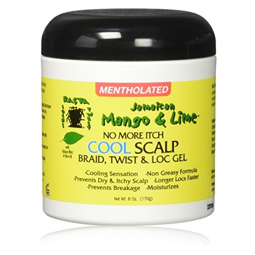 Jamaican Mango & Lime No More Itch Cool Scalp Braid Twist & Lock Gel, 6 Oz