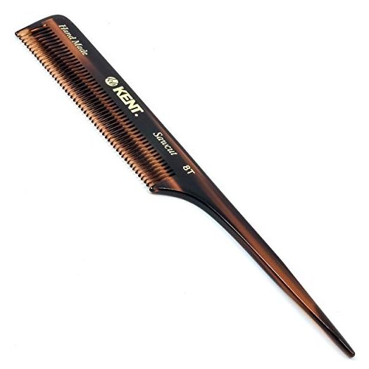 Kent 8T Rattail Combs for Hair Care and Style for Sectioning and Pick Care Kit Styling for Men and Women
