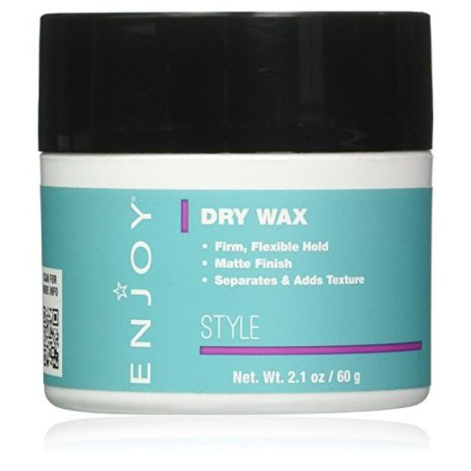 ENJOY Dry Wax (2.1 OZ), Non-Greasy, Pliable Hair Wax
