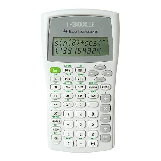 Texas Instruments TI-30X Solar Scientific Calculator w/Quick Reference Card