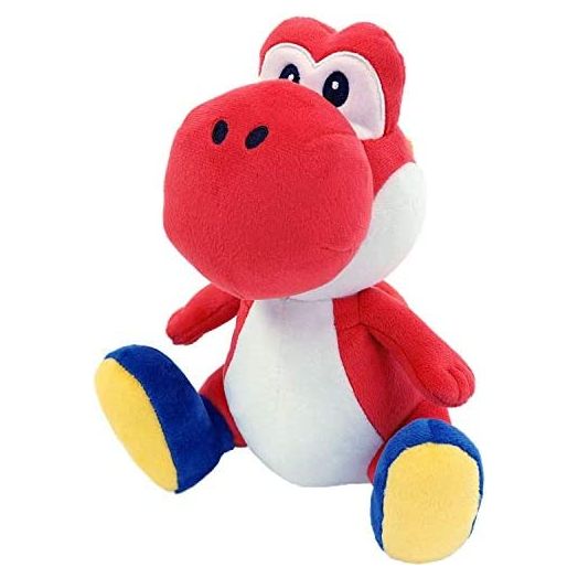 Little Buddy 1389 Super Mario All Star Collection Red Yoshi Plush, 7"