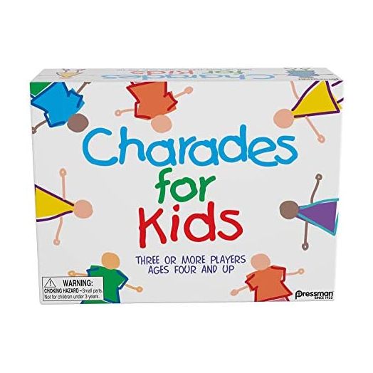 Pressman Charades for Kids, The 'No Reading Required' Family Game, 5"