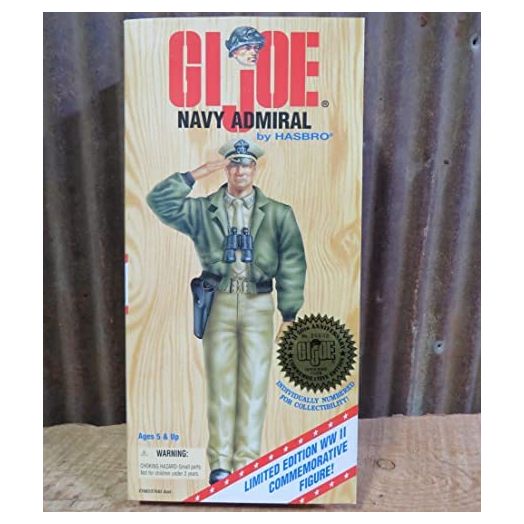 G.I. Joe World War II Navy Admiral (Caucasian Version) Limited Edition World War II 1996 50th Anniversary Commemorative Edition 12 Inch Action Figure