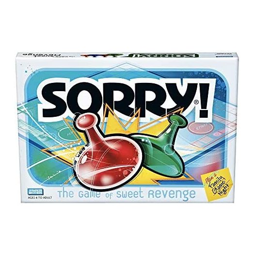 Hasbro Gaming Sorry! Board Game, Ages 6 and Up