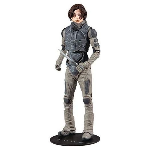 McFarlane Toys Dune Paul Atreides 7-inch Action Figure with Build-A Glossu ‘Beast’ Rabban Figure Parts, Multicolor