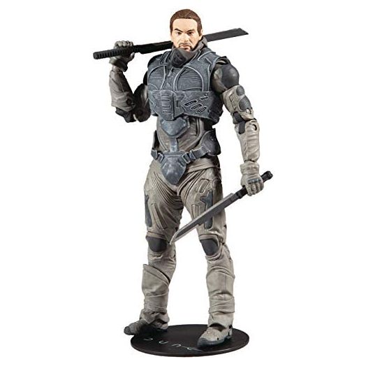 McFarlane Toys Dune Duncan Idaho 7-inch Action Figure with Build-A Glossu ‘Beast’ Rabban Figure Parts, Multicolor