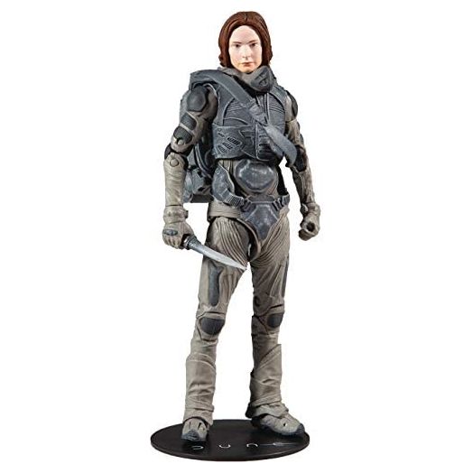 McFarlane Toys Dune Lady Jessica 7-inch Action Figure with Build-A Glossu ‘Beast’ Rabban Figure Parts, Multicolor