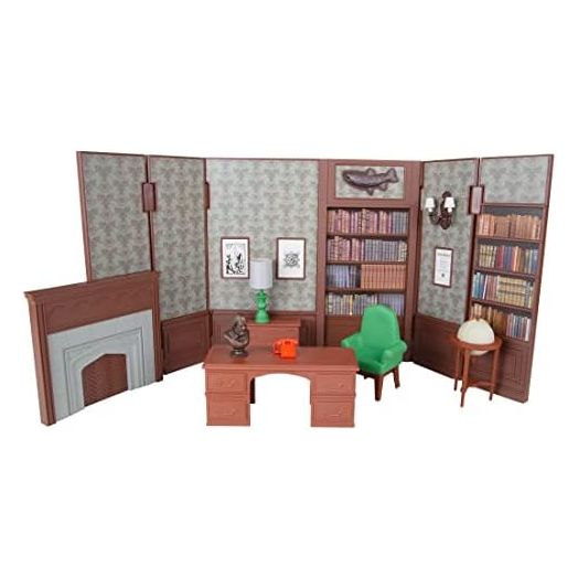 McFarlane Toys - DC Retro Wayne Manor Library (Batman 66') Playset