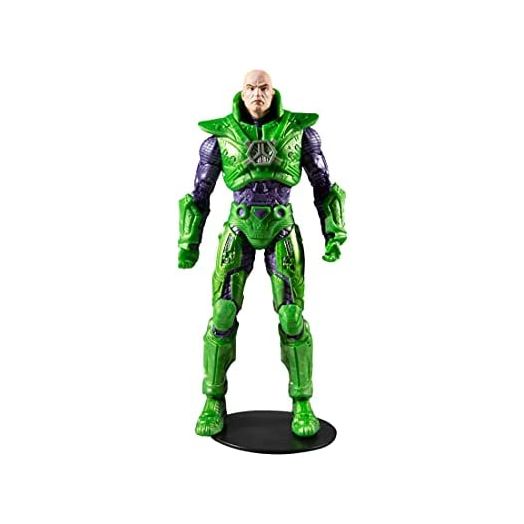McFarlane Toys DC Multiverse Lex Luthor in Green Power Suit 7" Action Figure with Accessories, Multicolor
