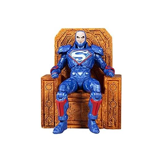 McFarlane Toys DC Multiverse Lex Luthor in Blue Power Suit 7" Action Figure with Throne & Accessories