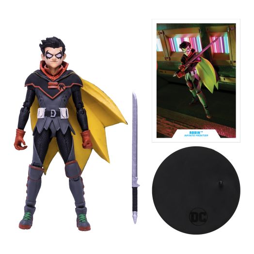 McFarlane Toys Batman DC Multiverse Robin Infinite Frontier 7 inch, Multicolor