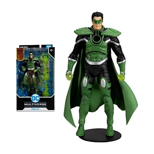 McFarlane Toys - 7-Inch Parallax Green Lantern Figure – DC Multiverse Figures – Based on DC Comics– Gold Label Hal Jordon Action Figure – 22 Moving Parts – Collectable Art Card Included