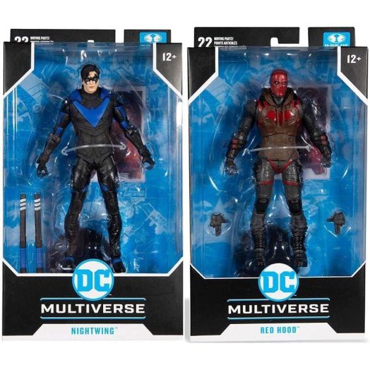 DC Multiverse Gaming Series 7 Inch Action Figure Wave 5 - Set of 2 (Nightwing - Red Hood)