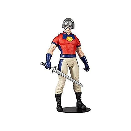McFarlane Toys DC Multiverse Peacemaker (The Suicide Squad) 7" Action Figure with Build-A King Shark Piece and Accessories