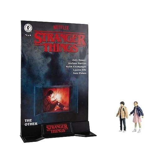 Stranger Things Page Punchers 2pk Eleven and Mike Wheeler 3in Action Figures with Comic McFarlane Toys