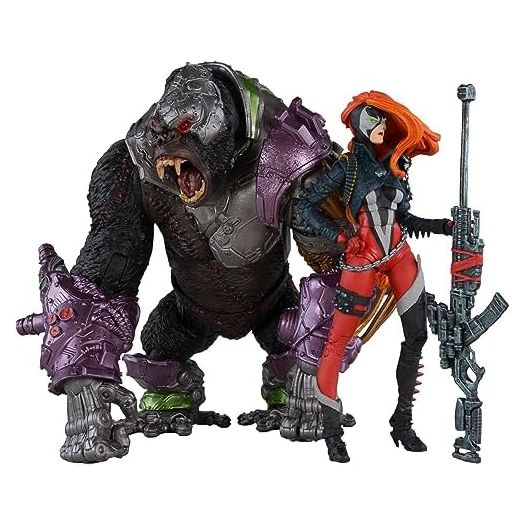 McFarlane Toys - Spawn She-Spawn & Cygor Action Figure 2pk, Gold Label, Amazon Exclusive