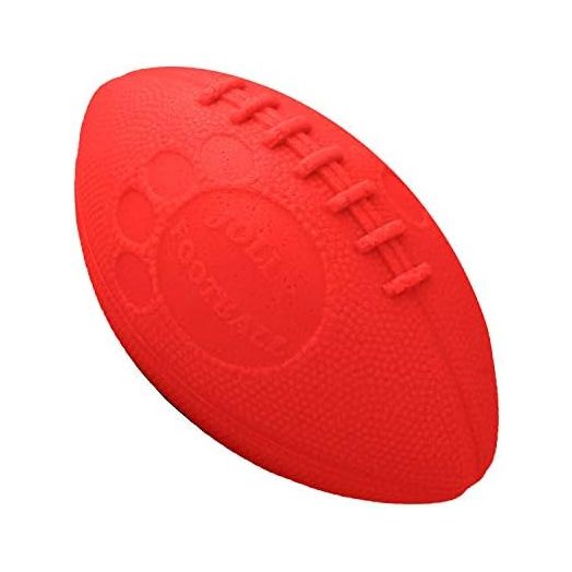 Jolly Pets Football Dog Toy, 8 Inches, Orange