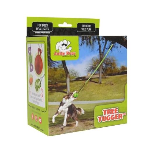 Jolly Pets Tree Tugger For Dog, Green