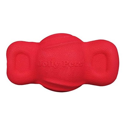 Jolly Pets Tuff Range Tuff Teeter Bouncing Treat Dispenser Dog Toy, 5 Inches, Red