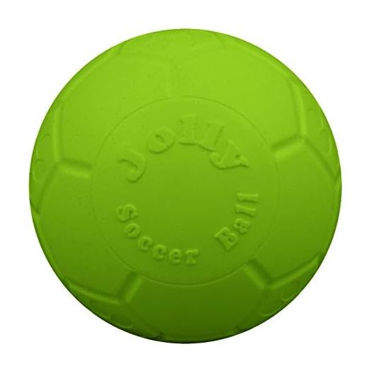 Jolly Pets Medium Soccer Ball Floating-Bouncing Dog Toy, 6 inch Diameter, Apple Green (SB06 GR)