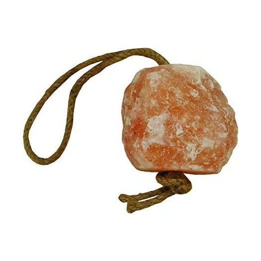 Horsemen's Pride Himalayan Salt Block on Rope for Horses, 2.2 Pounds, SS22