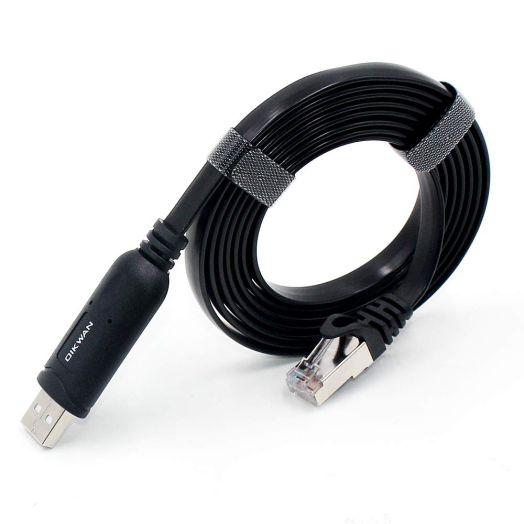 USB Console Cable UART Serial Cable Essential Accesory of Cisco, NETGEAR, Ubiquity, LINKSYS, TP-Link Routers/Switches for Laptops in Windows, Mac, Linux (Blue
