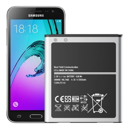 Galaxy J3 Battery,( )2600mAh Replacement Battery for Samsung J3 J327A J327P J320V J320A J320F J320P EB-BG530BBC EB-BG530BBE/ Galaxy On5/Galaxy Grand Prime SM-G550F